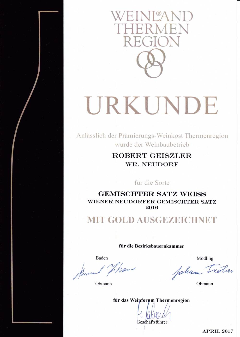 Weinauszeichnung